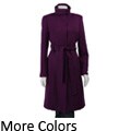 Calvin Klein Women's Funnel Neck Twill Trench Coat