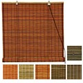 Burnt Bamboo 72-inch Roll-up Window Shade (China)