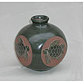 Handmade Green Sea Turtle Vase (Nicaragua)