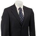 Kenneth Cole Men's Blue Stripe Wool 2-button Suit