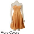 Calvin Klein Women's Strapless Sateen Sundress