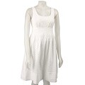 Calvin Klein Women's Sleeveless Textured Cotton Sundress