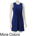 Calvin Klein Women's Pleated Jersey Dress