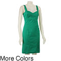 FINAL SALE Calvin Klein Women's Cotton Sateen Sleeveless Dress