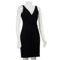 Calvin Klein Women's V-neck Crepe Dress