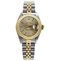 Pre-owned Rolex Datejust Women's Two-tone Silver Dial Watch