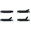 Marino Black Chaise/ Daybed/ Lounge Chair