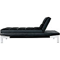 Marino Black Chaise and Rome Coffee Table Set