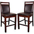 Burnish Walnut Counter-height Chairs (Set of 2)