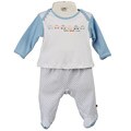 Absorba Newborn Boy's Car Print Footed Pant Set