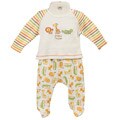 Absorba Infant Boy's Jungle Animal Footed Pant Set