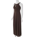 Sangria Women's Sleeveless Keyhole Maxi Dress