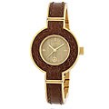 Lucky Brand Women's Goldtone Brown Watch