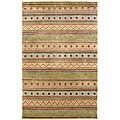 Hand-knotted Multicolor Wool Rug (2'6 x 8'6)