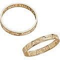 10k Yellow Gold Footprints Ring