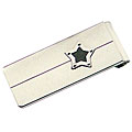 Black Carbon Fiber Star Money Clip