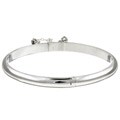 Sterling Silver 5-mm Polished Bangle Bracelet
