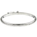 Sterling Silver Hand-engraved 5-mm Bangle Bracelet