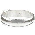 Sterling Silver 15-mm Polished Bangle Bracelet