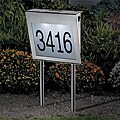 Stainless Steel Solar-powered House Number Light