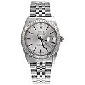 Pre-owned Rolex Datejust Men's Steel Silver Dial Watch