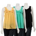 Simply Irresistible Women's Rosette Bodice Top