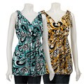 Simply Irresistible Women's Paisley-print Tank Top