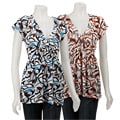 Simply Irresistible Women's Faux Wrap Shirt
