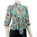 Simply Irresistible Women's Printed Shirred-waist Top