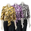 Simply Irresistible Psychedelic Print Shirred Top