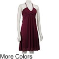 Ruby Women's V-neck Empire Dress