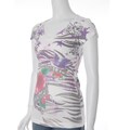 Self Esteem Junior's Tattoo Art V-neck Tunic Top