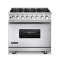 Viking 36-inch 6-burner Stainless Steel Gas Range