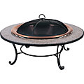 Granite Firepit Combo with Screen