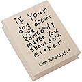 Inkadinkado 'If Your Dog' Kid Quotes Rubber Stamp 
