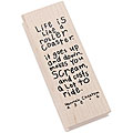Inkadinkado 'Roller Coaster Kid Quote' Rubber Stamp