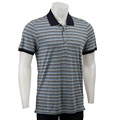 Calvin Klein Men's Short-sleeve Striped Polo Shirt