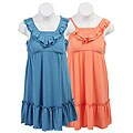 Hype Girl's Knit Ruffle Top Dress