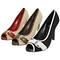 Adi Designs Women's 'Casey' Peep Toe Pumps