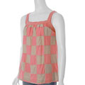 Cute Options Junior's Patchwork Pattern Pinafore Top