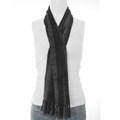 Adi Classic Collection Black Chenille Scarf