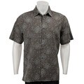 FINAL SALE Axis Men's 'Solimar' Linen Blend Short-sleeve Shirt