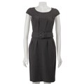 Calvin Klein Women's Belted Stretch Sheath Dress