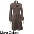 Calvin Klein Women's Long-sleeve Cowl-neck Sweater Dress