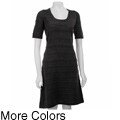 Calvin Klein Women's Scoop-neck Sweater Knit Dress