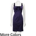 Calvin Klein Women's Stretch Satin Sheath Dress