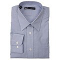 Hart Schaffner Marx Men's Blue Broadcloth Long-sleeve Shirt