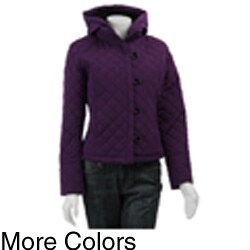 Calvin Klein Women's Hooded Quilt Jacket