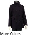 Calvin Klein Women's High Collar Peacoat