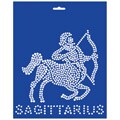 Kandi Korp Hotfix Crystal-style Sagittarius Stencil